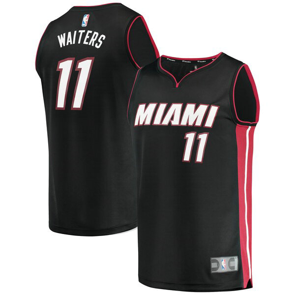 Maillot Miami Heat Homme Dion Waiters 11 Icon Edition Noir